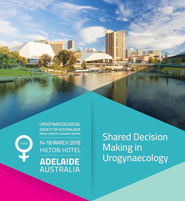 Come one, come all to the annual Urogynae association of Oz meeting in Adelaide March 14-18. Physios, continence nurses, registrars and gynecologists together - This year we are excited to be paired with the CFA for our favorite week of pelvic floor 
