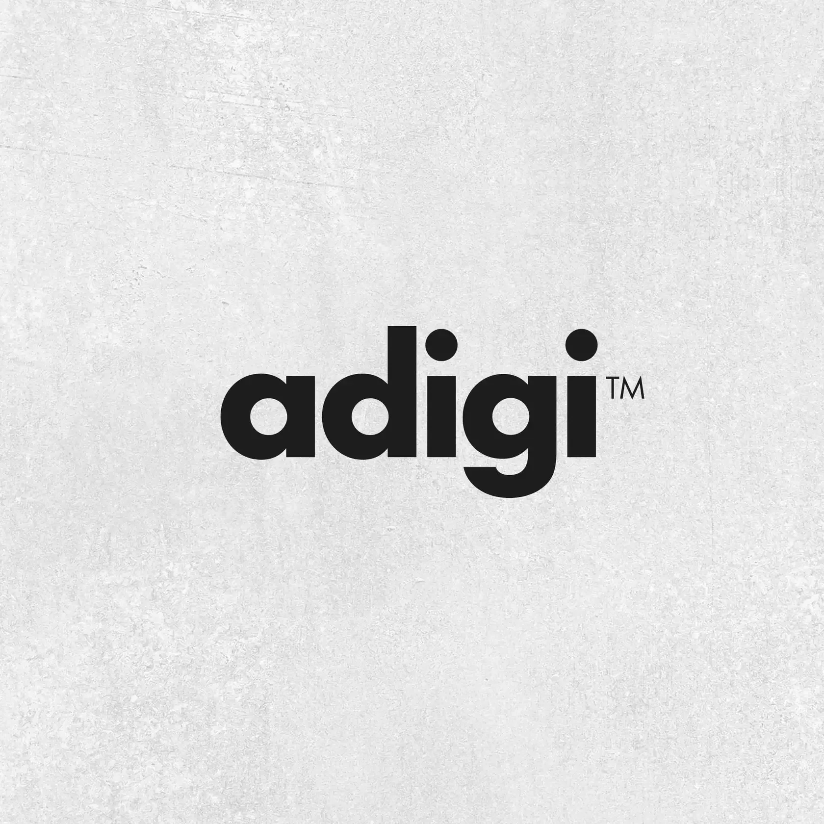 adigi wordmark in black