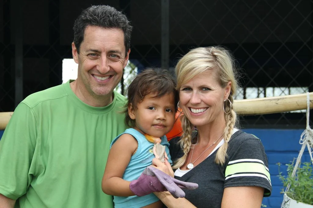 Tom and Paige Rankin at an orphanage in El Salvador with Convoy of Hope