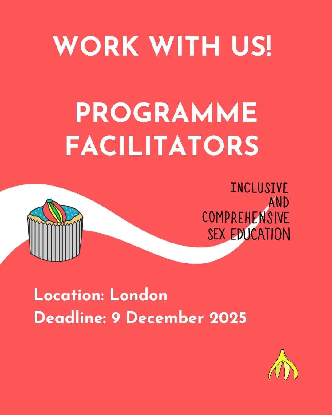📢Do you want to work with us? We are looking for programme facilitators in London. 

🥰Our approach is intersectional, feminist, inclusive, and non-judgemental. We support young people and those working with them to ensure everyone has access to a c
