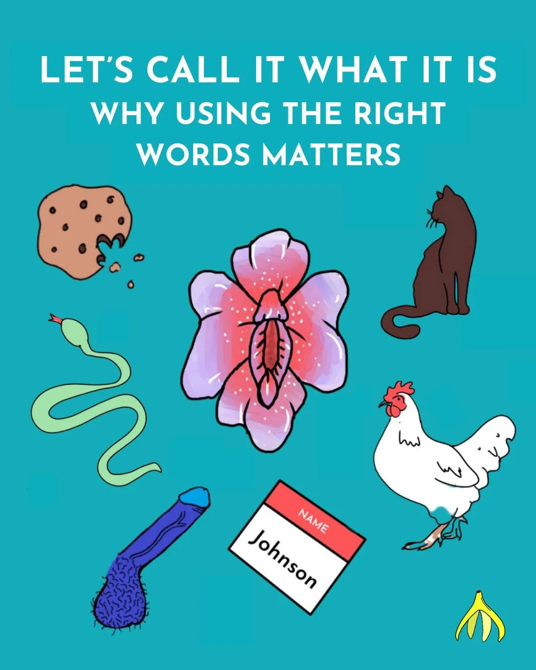 There&rsquo;s no shame in knowing your body 🍌🍆🥑

But when we avoid real words, we make it harder to ask questions, set boundaries, and speak up. Using accurate terms isn&rsquo;t technical - it&rsquo;s empowering, and it keeps us safe.

Check out o