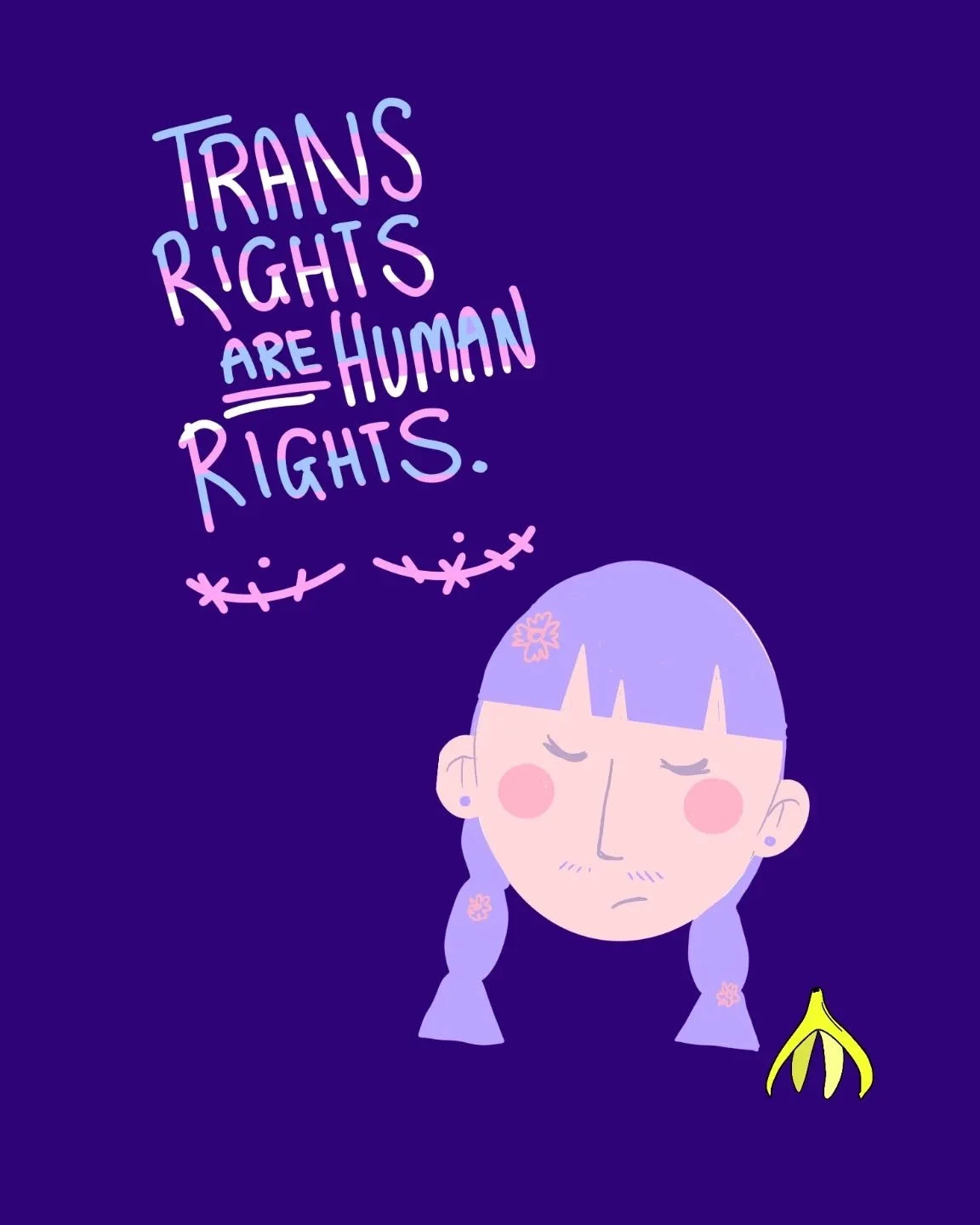 Happy Trans Day of Visibility! 🏳️&zwj;⚧️

Trans rights are human rights 🩵🩷🤍
