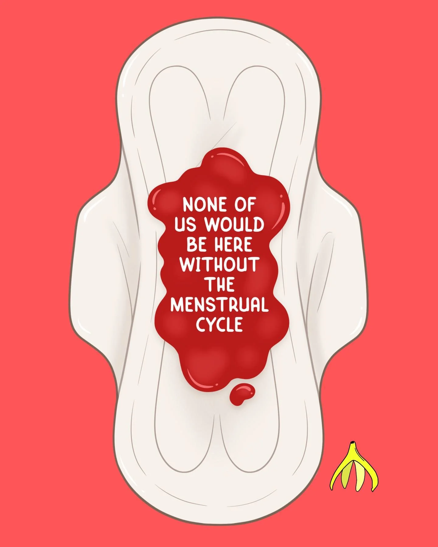 ..... And access to free period products is a human right ❤️🩸✊

Illustration by @charlotte.illustrates 

#periods #humanrights #rshe