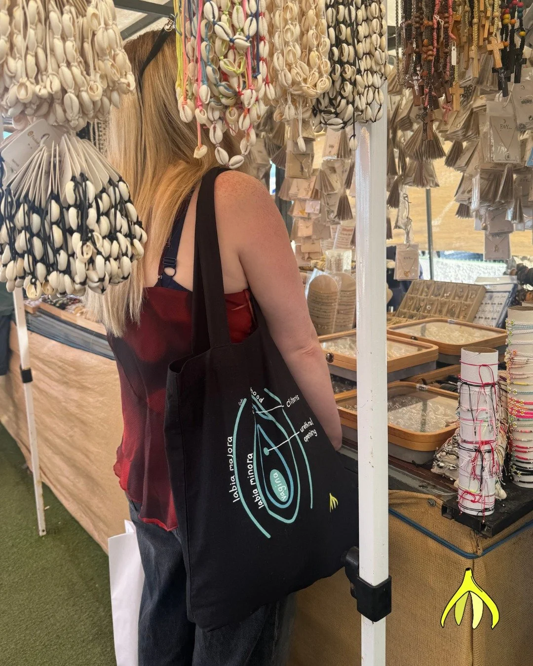 Our vulva tote bag spotted in the wild 👀 

We also have t-shirts, reusable water bottles, mugs, and clothing!

Check out our merch via the link in our bio to continue supporting our work delivering inclusive, rights-based RSHE nationwide 💪 

#RSE #