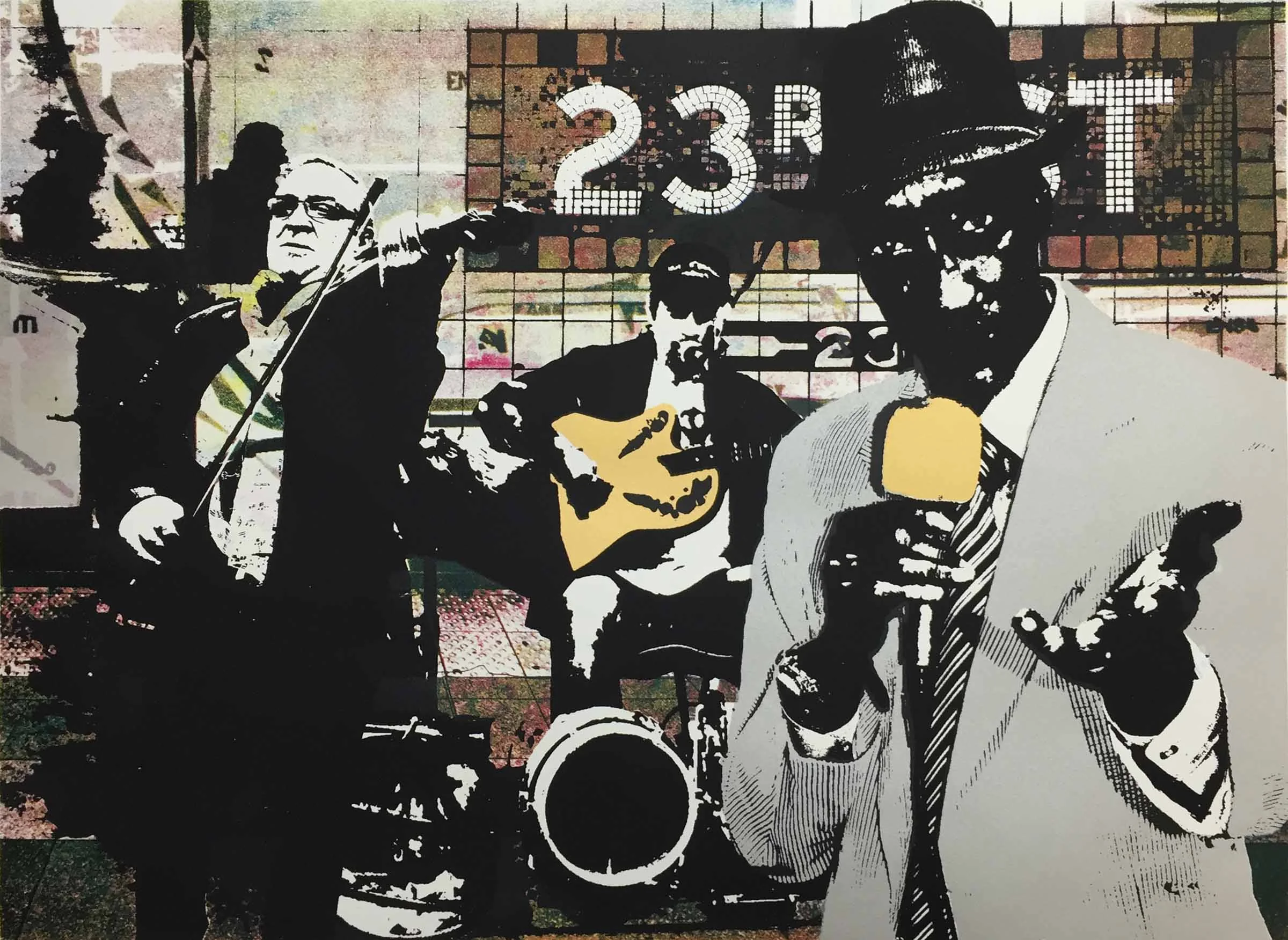 The Crooner - 18"x 24", 2016