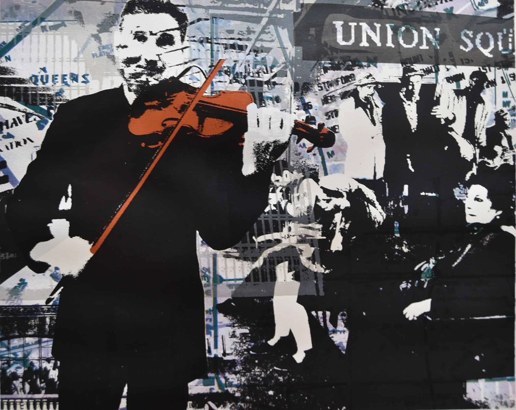 The Violinist - 20"x25", 2016