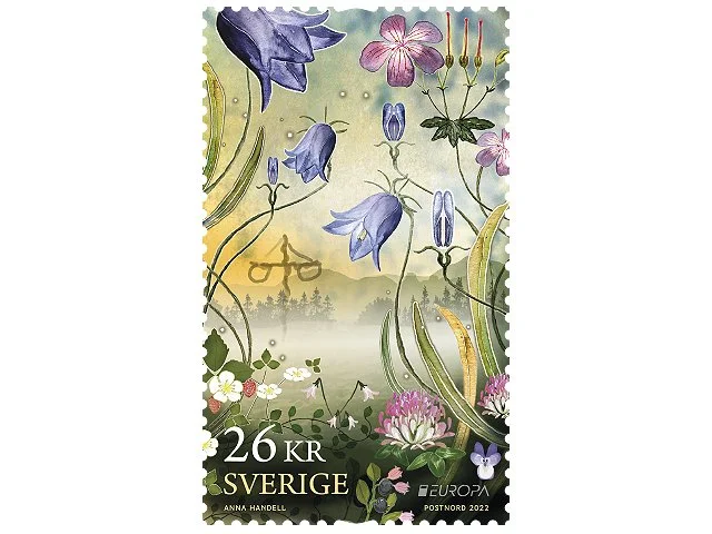 Europafrimärken Utrikes, tema:  ”Midsommarmyt” 