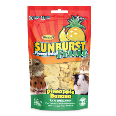 Sunburst Freeze Dried Fruit Pineapple Banana