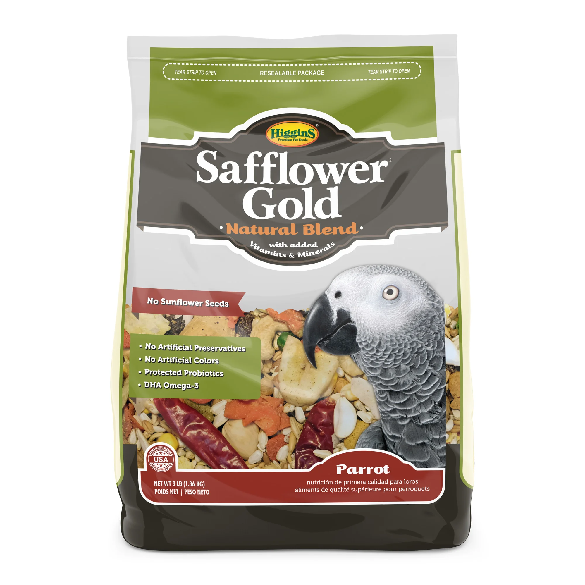 Safflower Gold Parrot