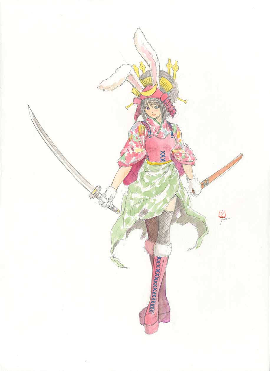 Design of Samurai Bunny I
