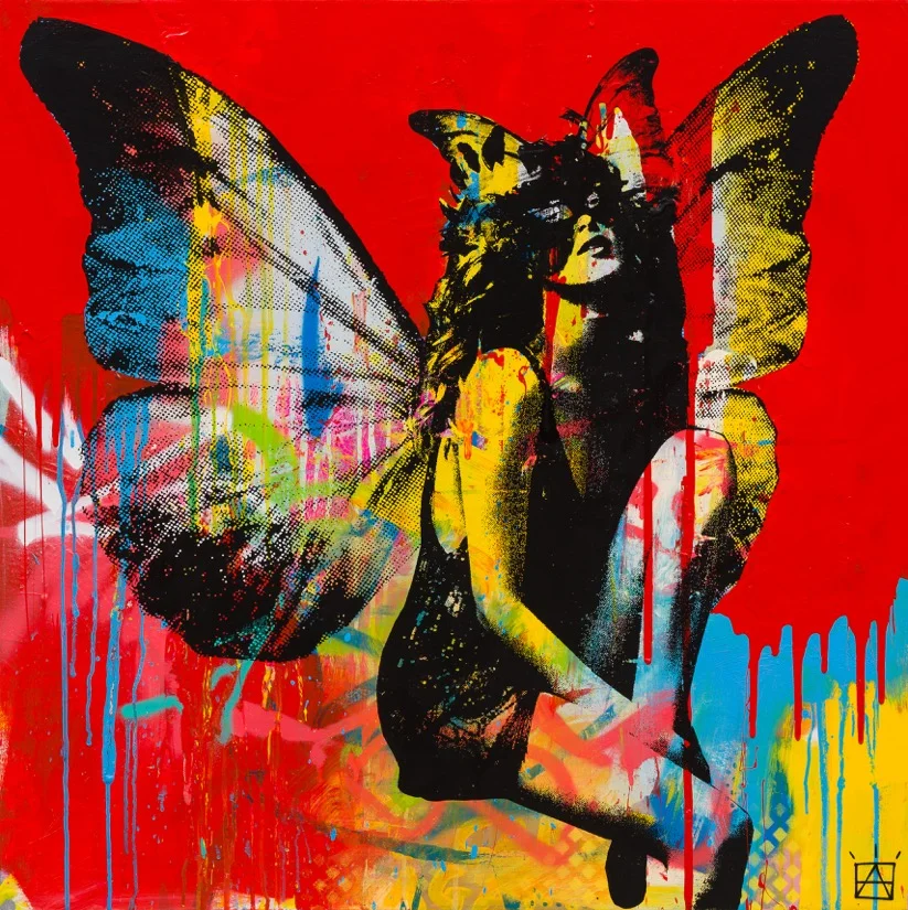 utf-8''BenAllen_Masquerade_Angel_80cmx80cm_Acrylic_spraypaint_emulsion_.jpeg