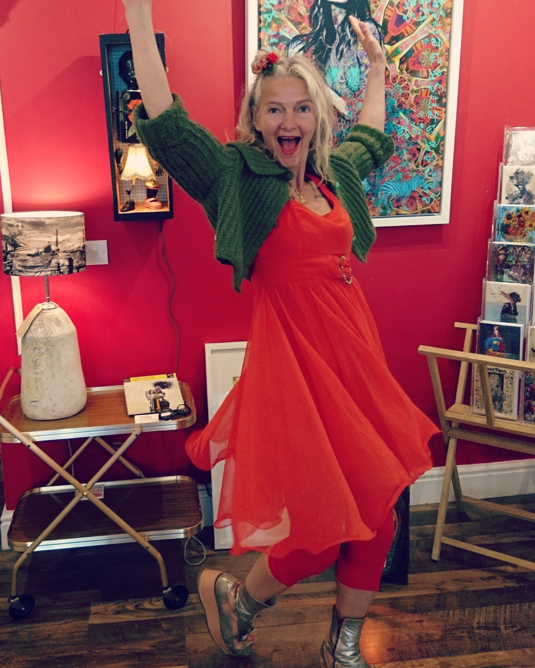 Smailes is charming and full of spirit - her energy completely in line with her art!