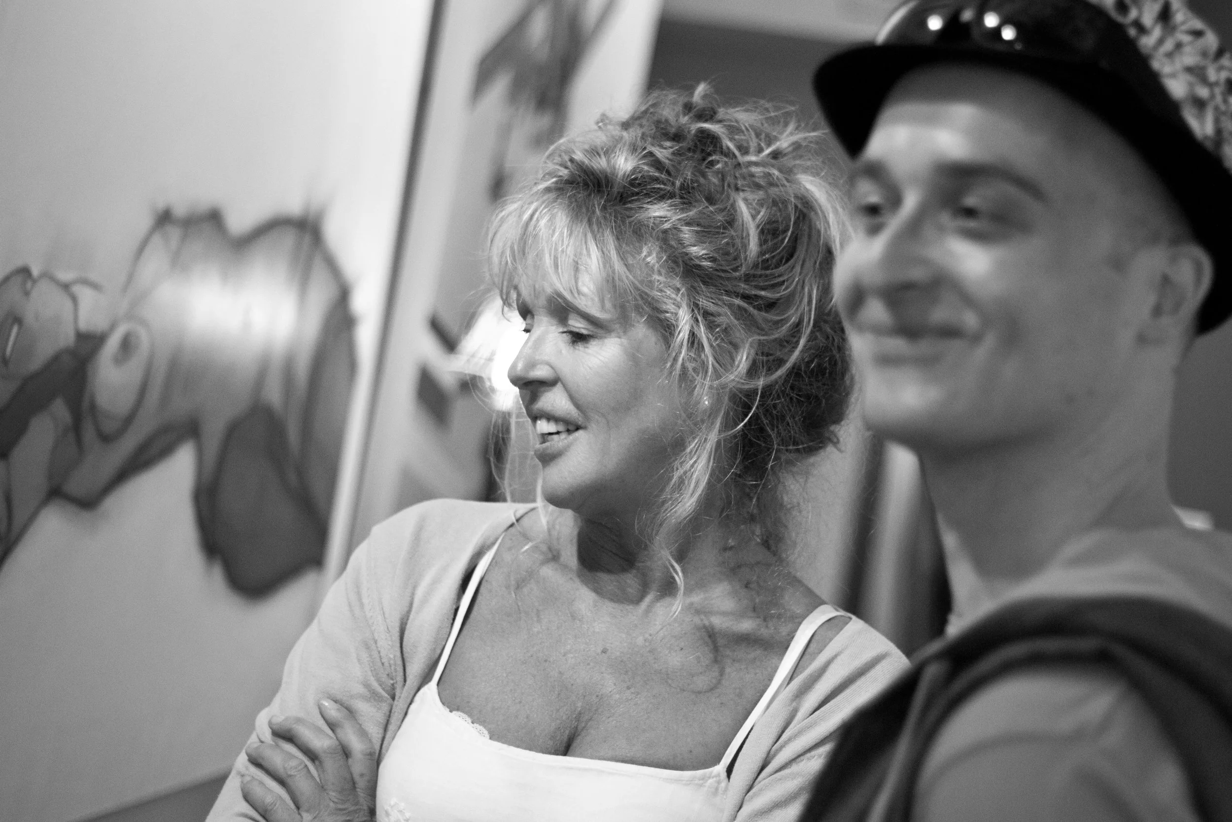 - Pictured here with artist Janec Van Veen at a recent RPG event.