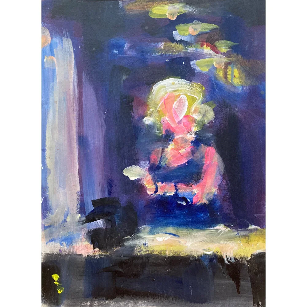 NIGHT OFFICE STUDY (AFTER HOPPER)