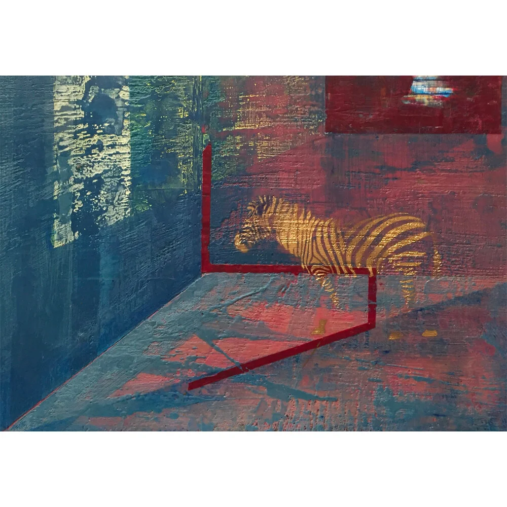  ZEBRA FEMALE FROM THE HOLOGRAPHIC ZOO