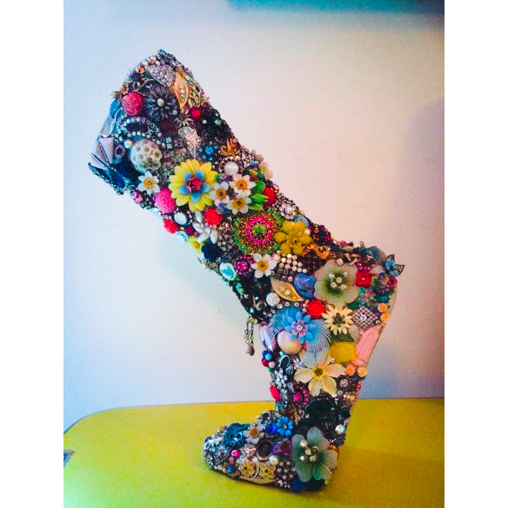 THE BEJEWELLED MOTHER BOOT