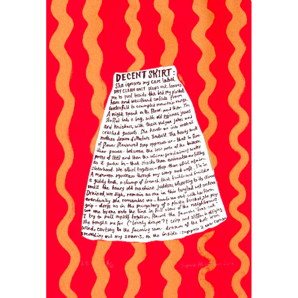 DECENT SKIRT (RED/GOLD)