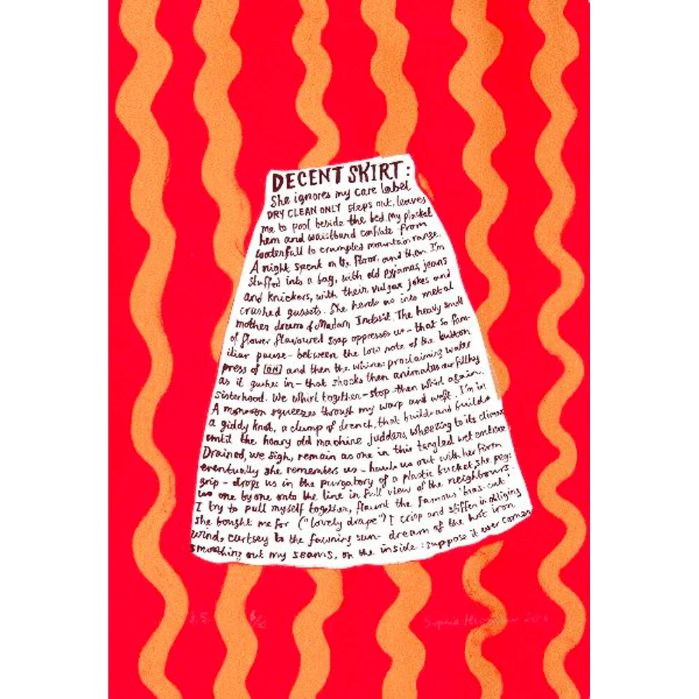 DECENT SKIRT (RED/GOLD)