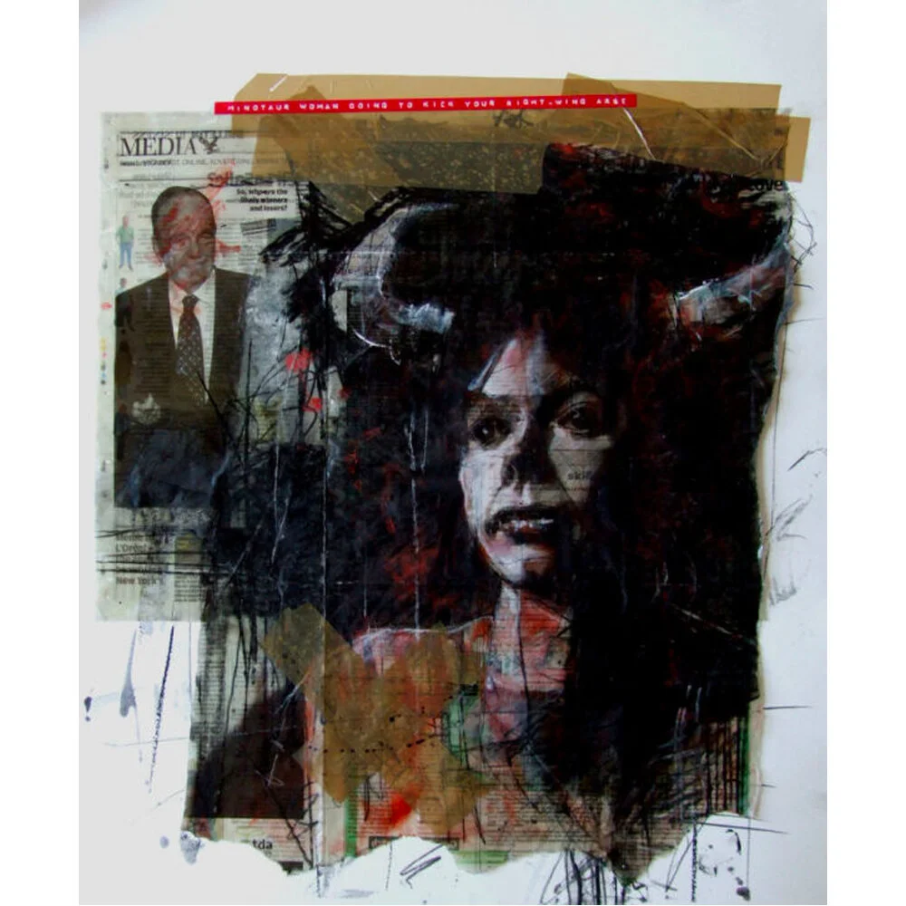 MINOTAUR WOMAN GONNA KICK YOUR RIGHT WING ARSE