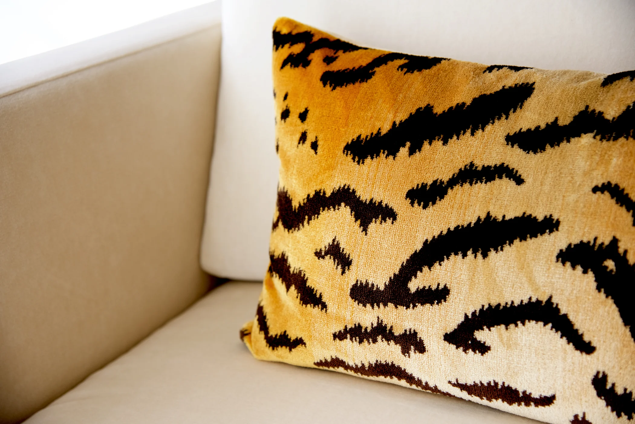 SCALAMANDRE SILK VELVET PILLOWS