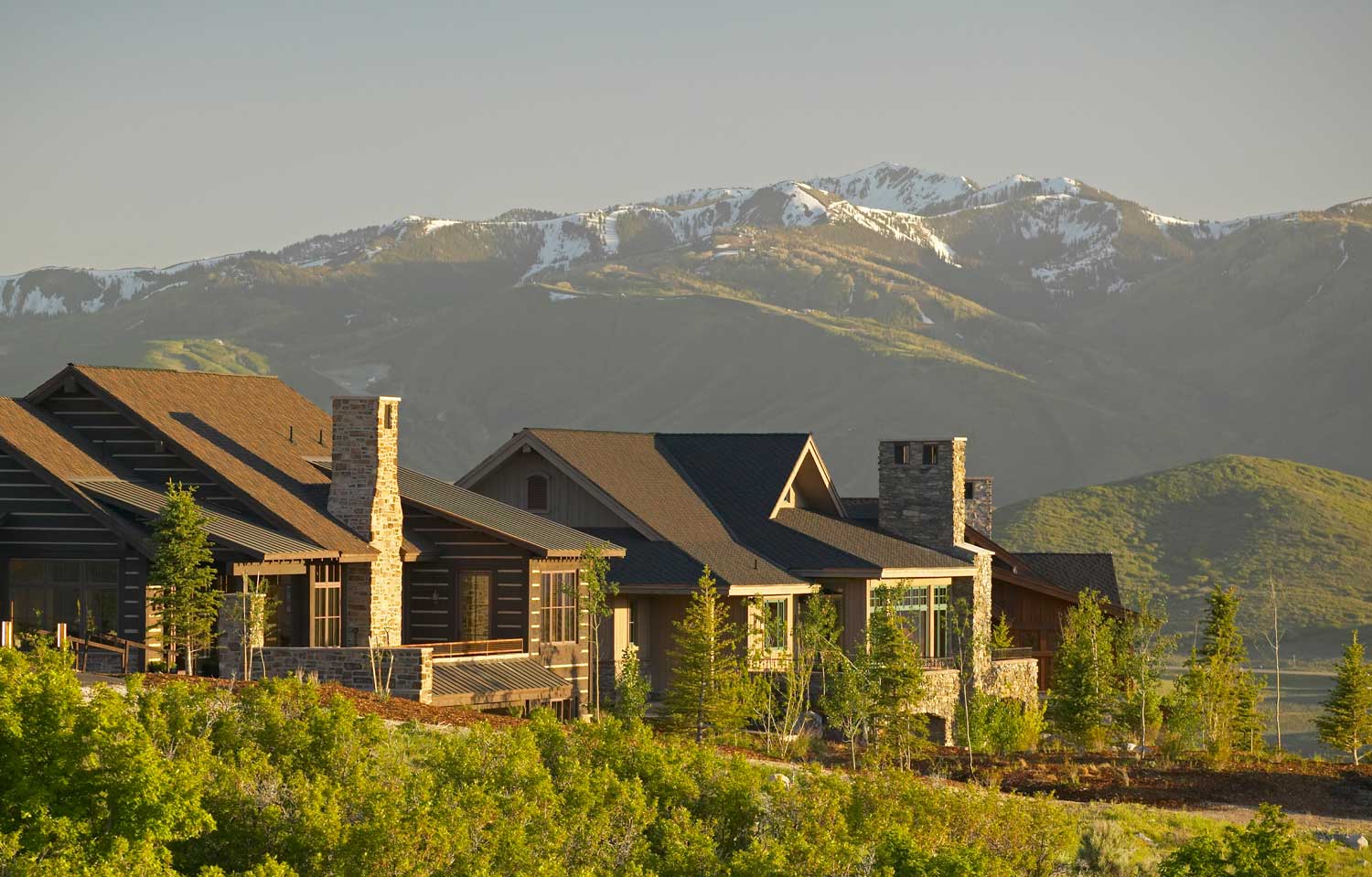 Promontory Ranch Cabin exterior mountian shot.jpg