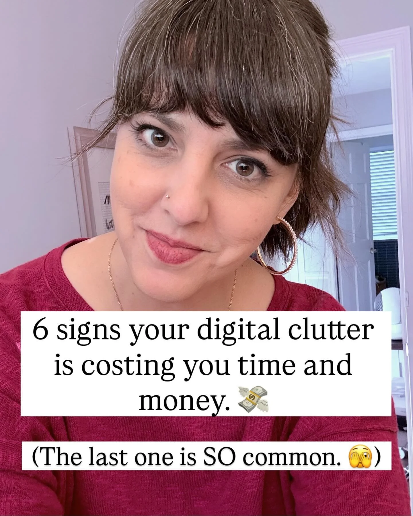 Do you have the signs?? Comment EASY for fixes so fast, you&rsquo;ll be like 🤯. 

&mdash;

About&nbsp;@hey.amandaj: I&rsquo;m Amanda J., a tech and productivity coach on a mission to help busy women train their tech to work FOR them. 👩🏻&zwj;💻