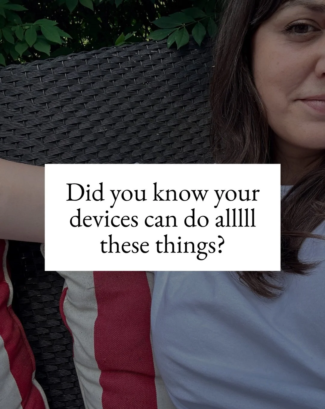 Half of these maybe you&rsquo;ve never heard of or you&rsquo;ve been meaning to get around to it. The other half nobody ever showed you how to do.

That&rsquo;s The Tech 21. One small tech tip a day for 21 days.

Today is the last day to get in. We s
