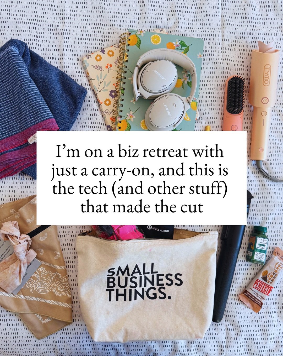 I consider myself a bit of a Boy Scout when traveling. Dad would be so proud. 🥹 Comment TRAVEL if you want the links. (Buy local/direct/small when you can!)

&mdash;

About @hey.amandaj: I&rsquo;m Amanda J., a tech and productivity coach on a missio
