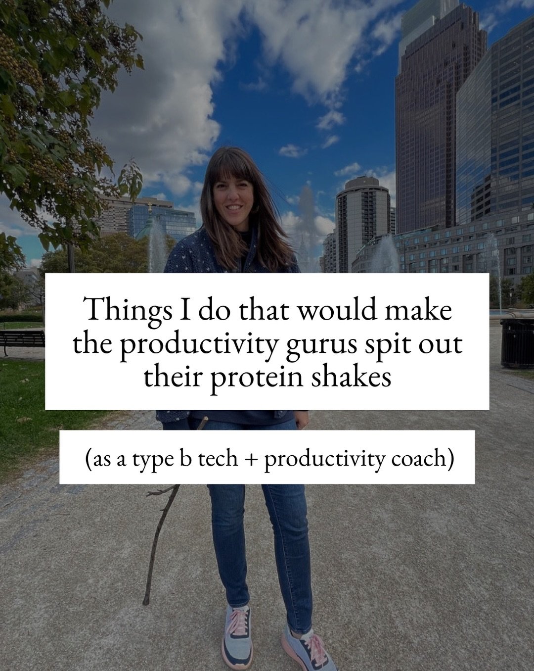 Why did I come into this room again??

Oh right, to write this caption.

I put together the 21 things that are total game-changers if you&rsquo;re drowning in to-dos, brain fog and existential crises. And they take like 5 minutes each.

Comment REAL 