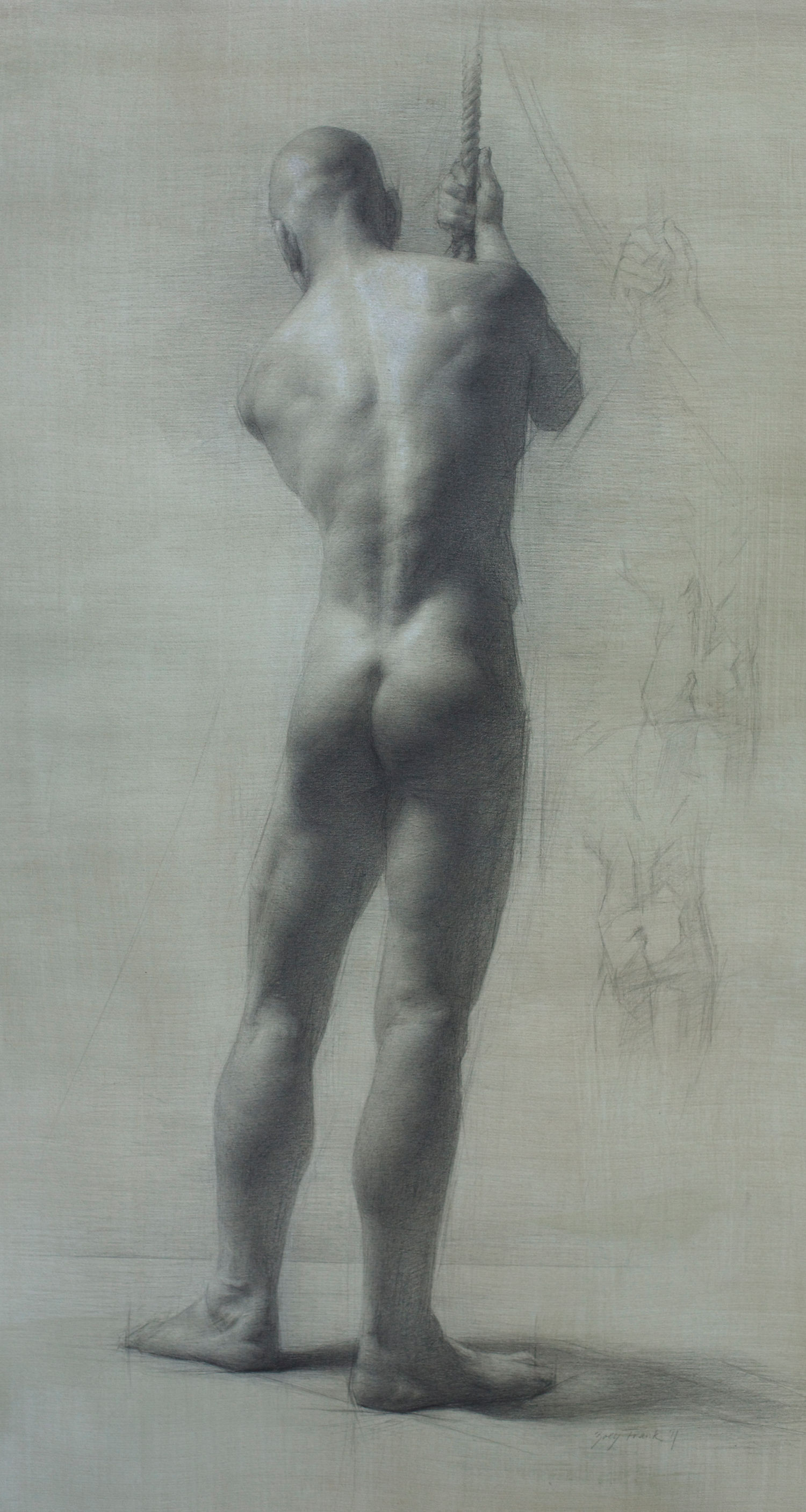 Standing Male Back