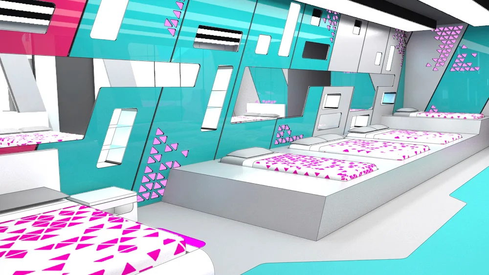 3D render of bedroom - concept