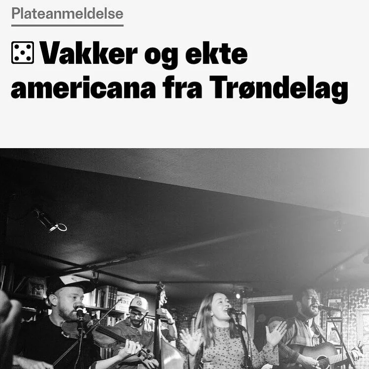 Kjempefin anmeldelse av plata v&aring;r From Here On Out av @torhammero ❤️ tusen takk for fine ord! 🙏 
Lenke i bio!
.
.
#anmeldelse #nettavisen #nordicana  #americana #fromhereonout #fayen #bluegrass #review