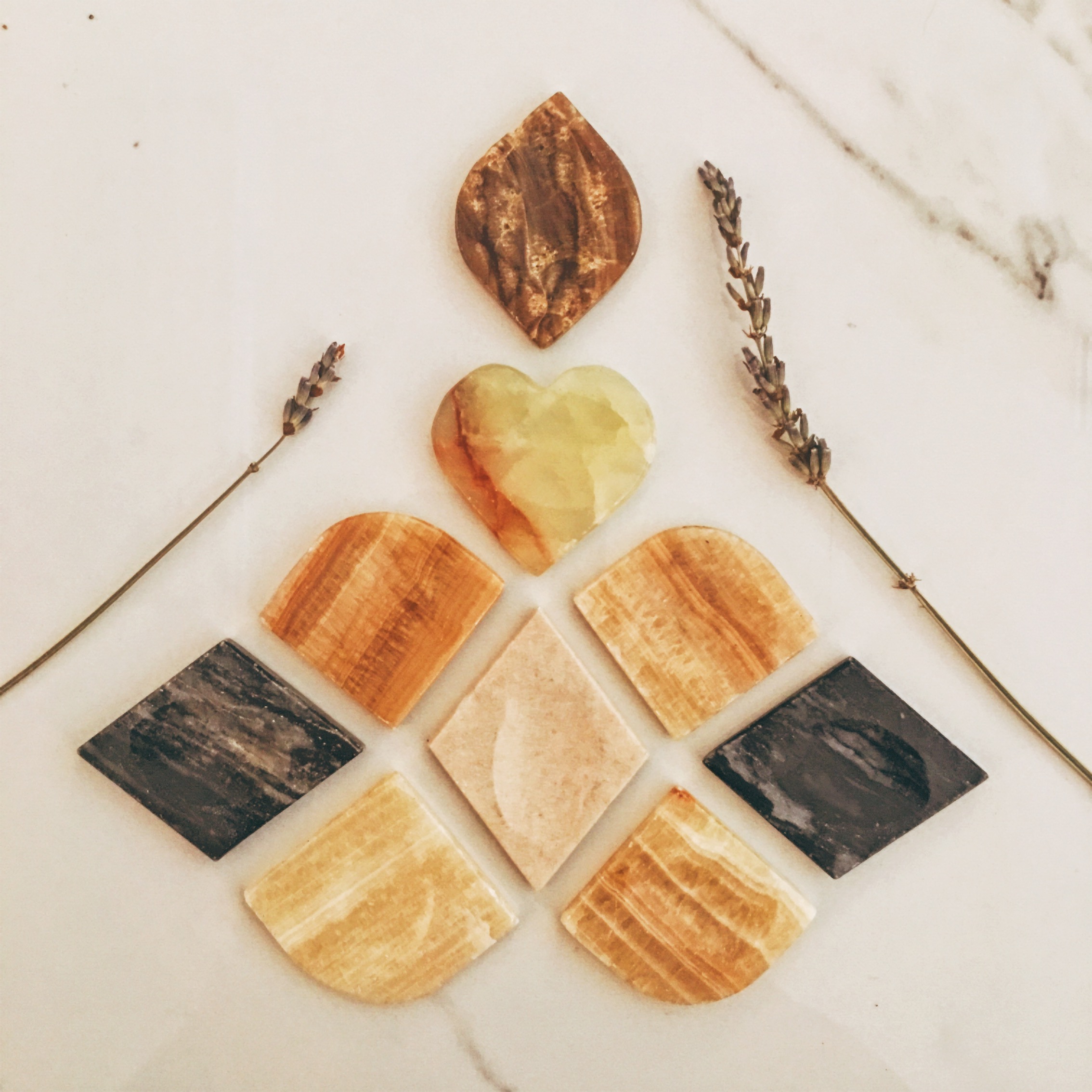 Polished Crystals Worry Stones