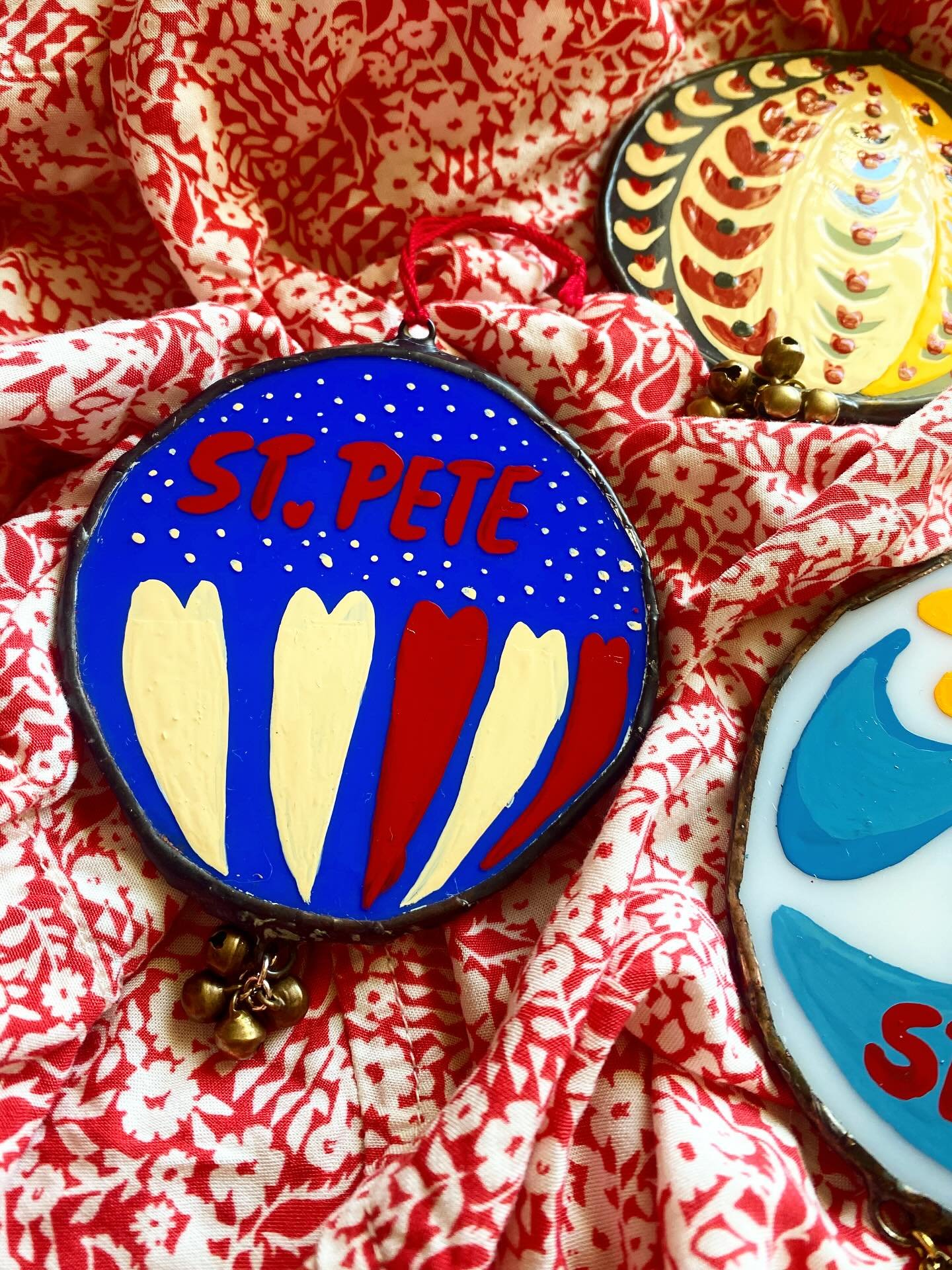 Made these sweet St Pete House Charms!  They are  available today @keepstpetelocal Localtopia! 

Can&rsquo;t wait to see you all there and celebrate community and LOVE ❤️