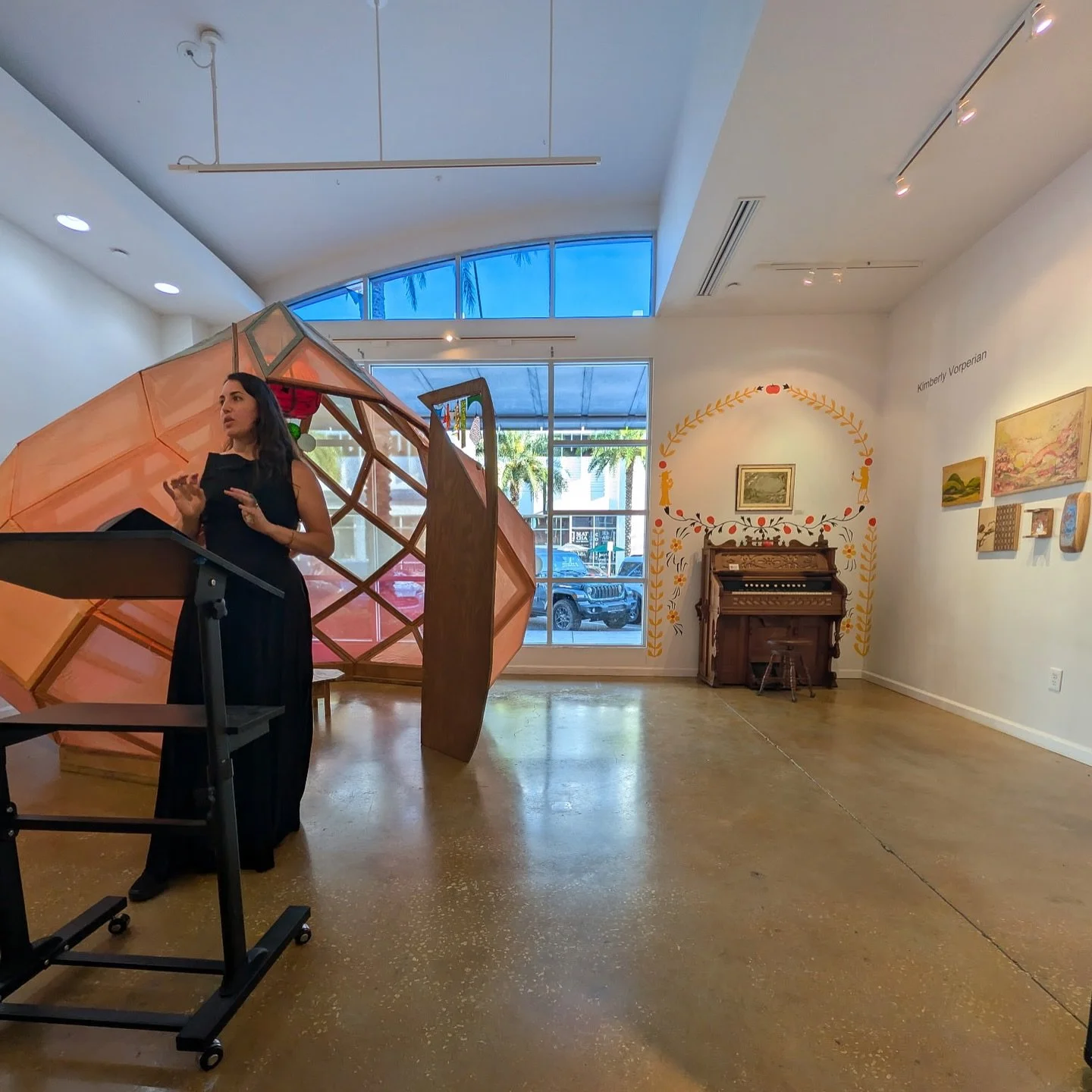 What a trip.  I thoroughly enjoyed chatting about art and process this Thursday @moreanartscenter for the first installment of Fresh Squeezed 10 artist&rsquo;s gallery talks alongside @clansmari . Thank you to everyone who came out.  My heart is full