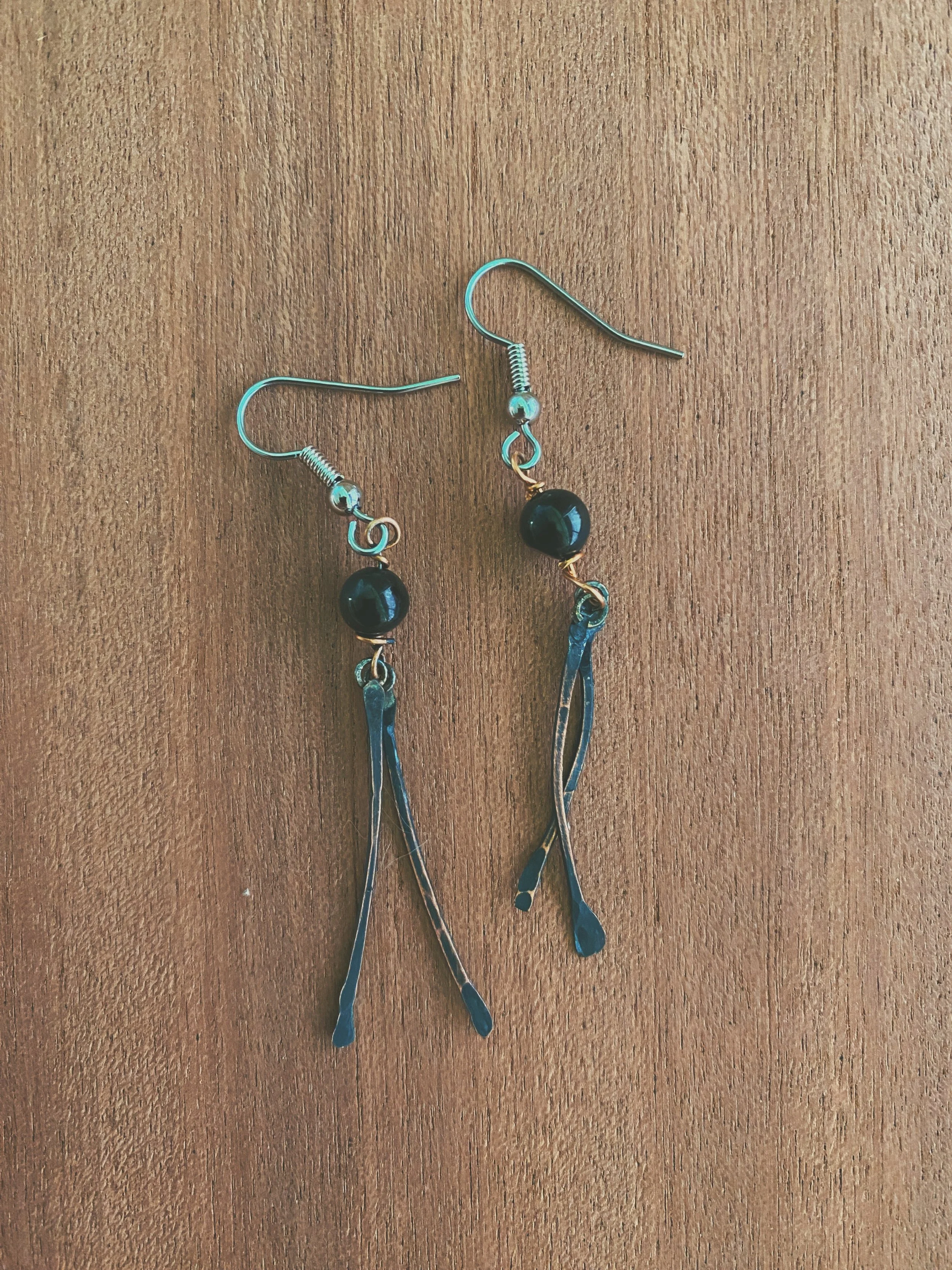Jet Earrings III
