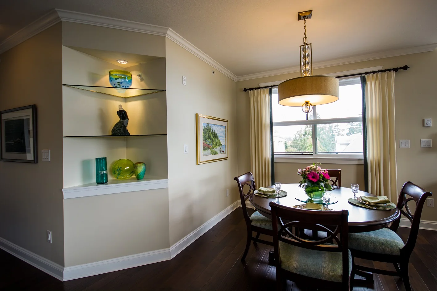 AFTER: Dining Area - Seats four on a daily basis and up to eight for celebrations.