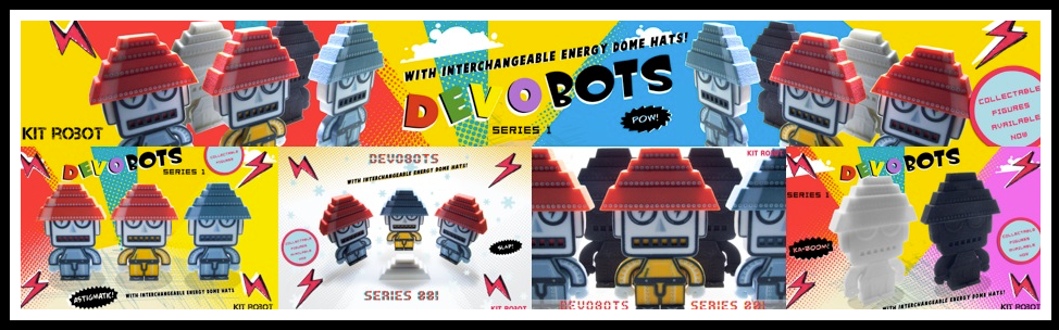 DEVOBOT TOY FIGURES : DESIGNED : CREATED