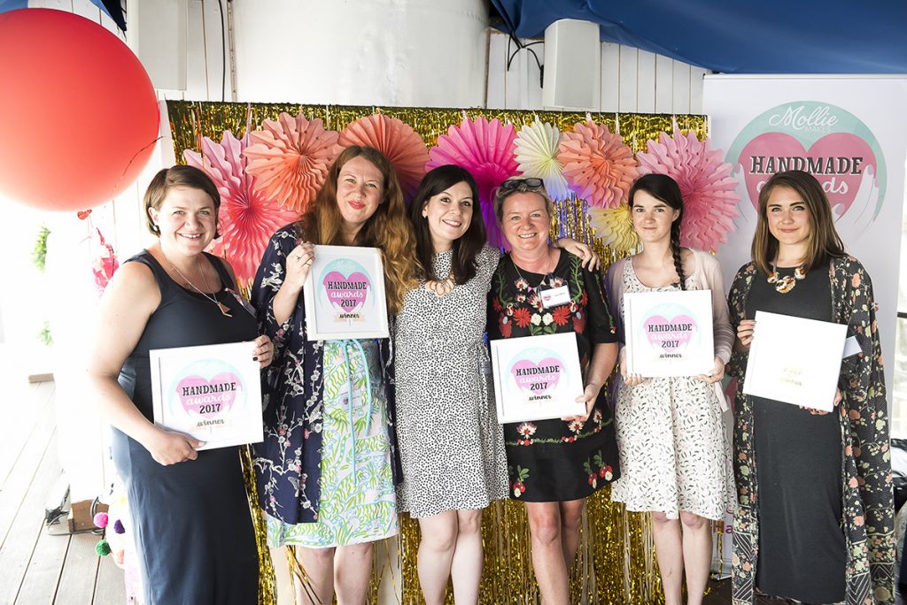 Catherine Dean Editor of Mollie makes and the other winners!
