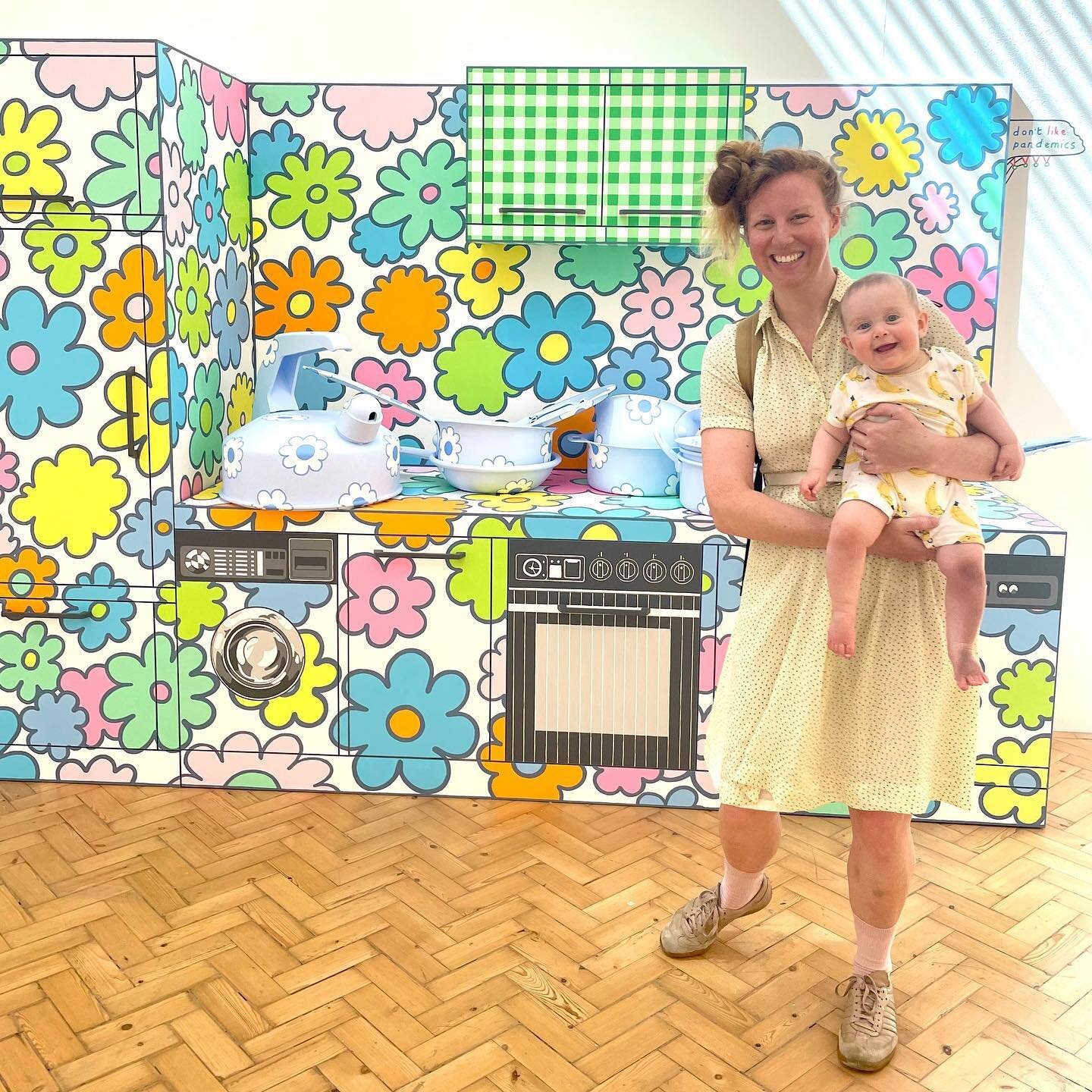It's been a while since I got to an exhibition and this has been on my to do list for months&hellip; but I finally made it and WOW was it worth it. @lilyvanderstokker 's 'Thank you Darling' is all about the female domestic space and since becoming a 