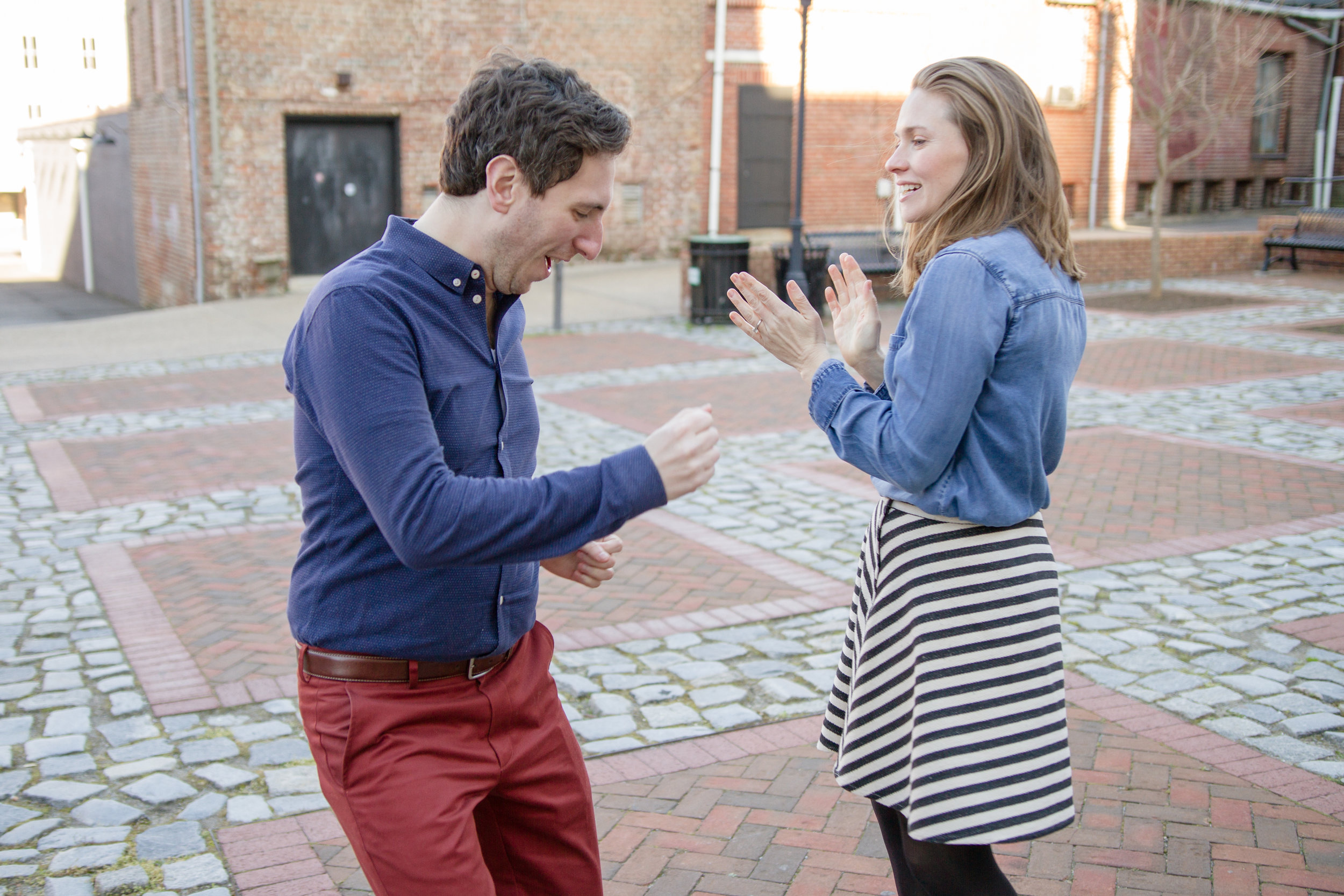 Aileen and Max | Downtown Fredericksburg Engagement | Virginia Wedding & Elopement Photographer | Maral Noori Photography