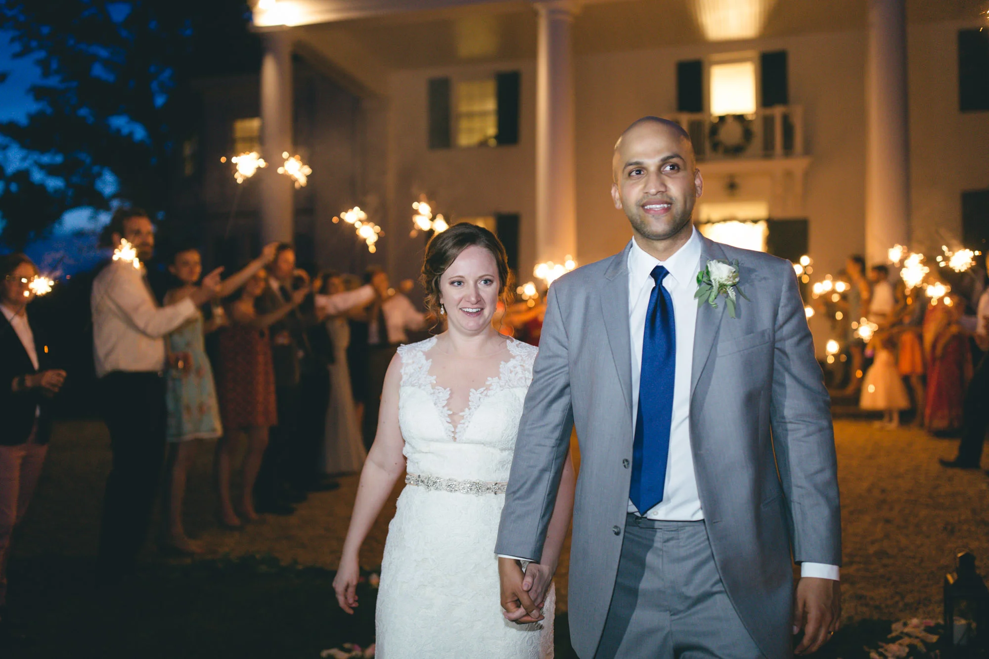 Maral Noori Photography | Rixey Manor | Virginia Wedding Photographer | Sparkler Exit