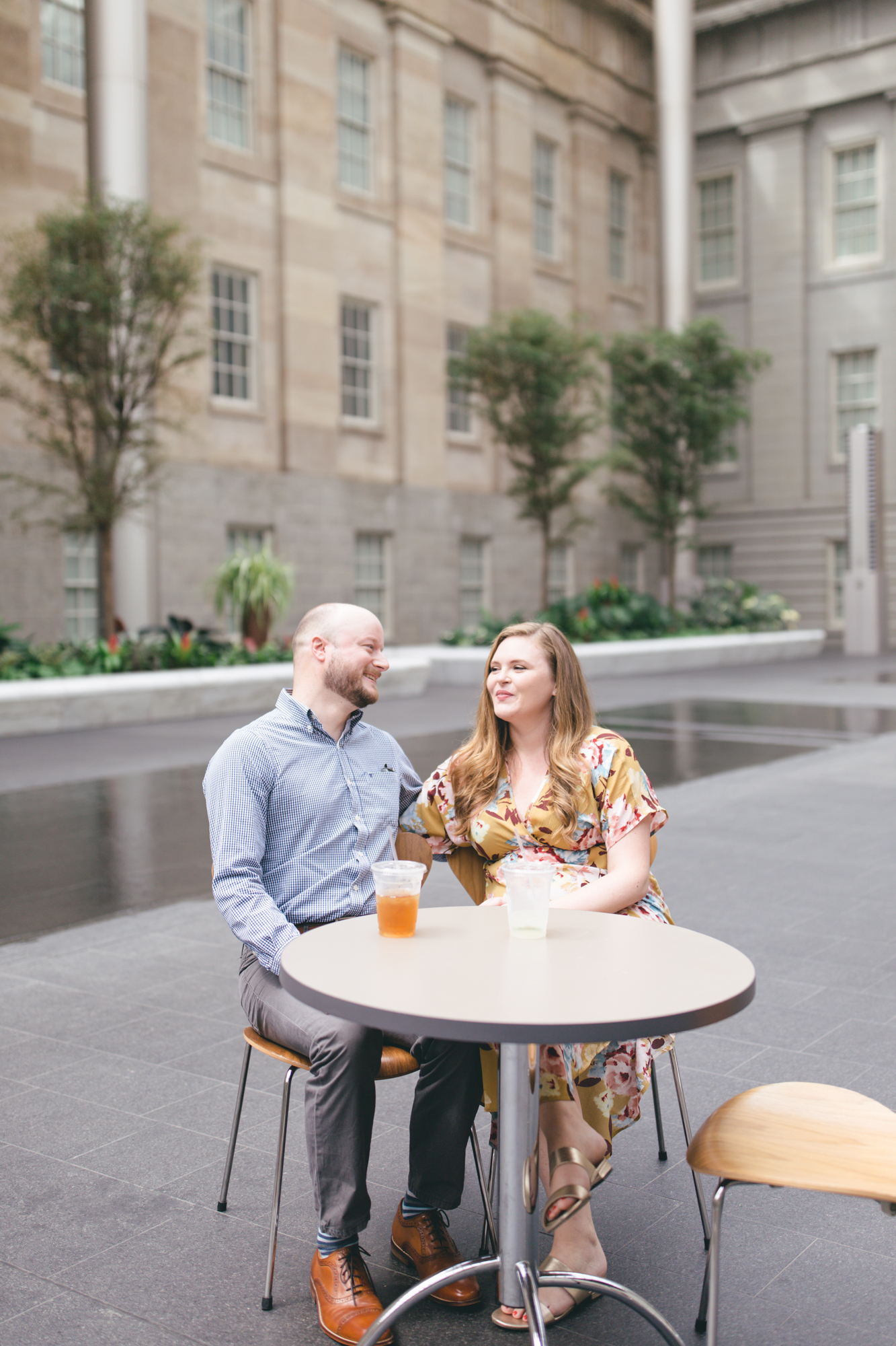 Smithsonian National Portrait Gallery Engagement Session | Maral Noori Photography | Washington DC