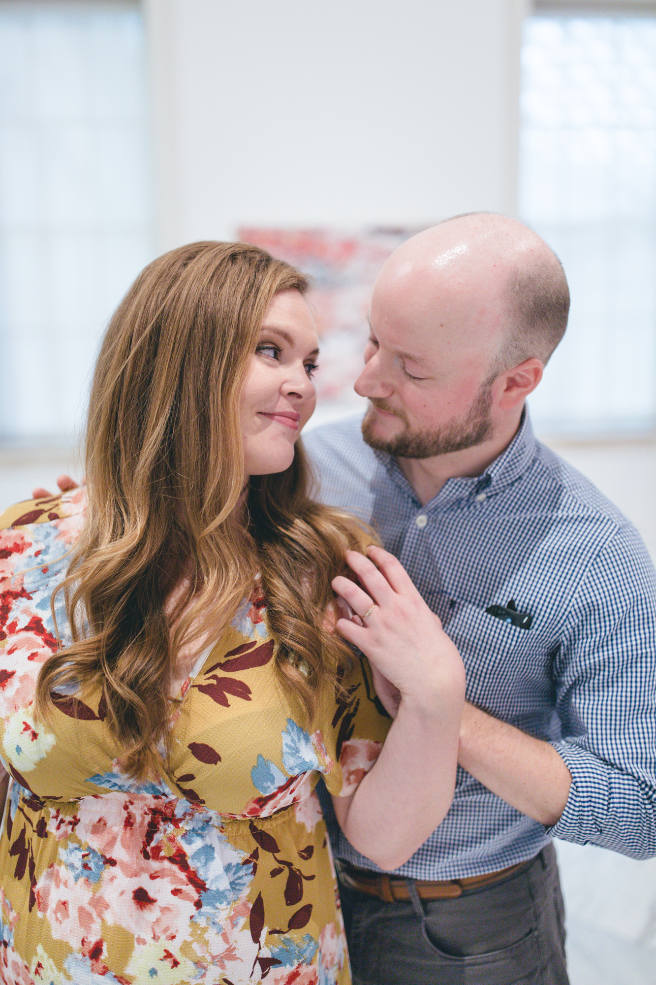 Smithsonian National Portrait Gallery Engagement Session | Maral Noori Photography | Washington DC