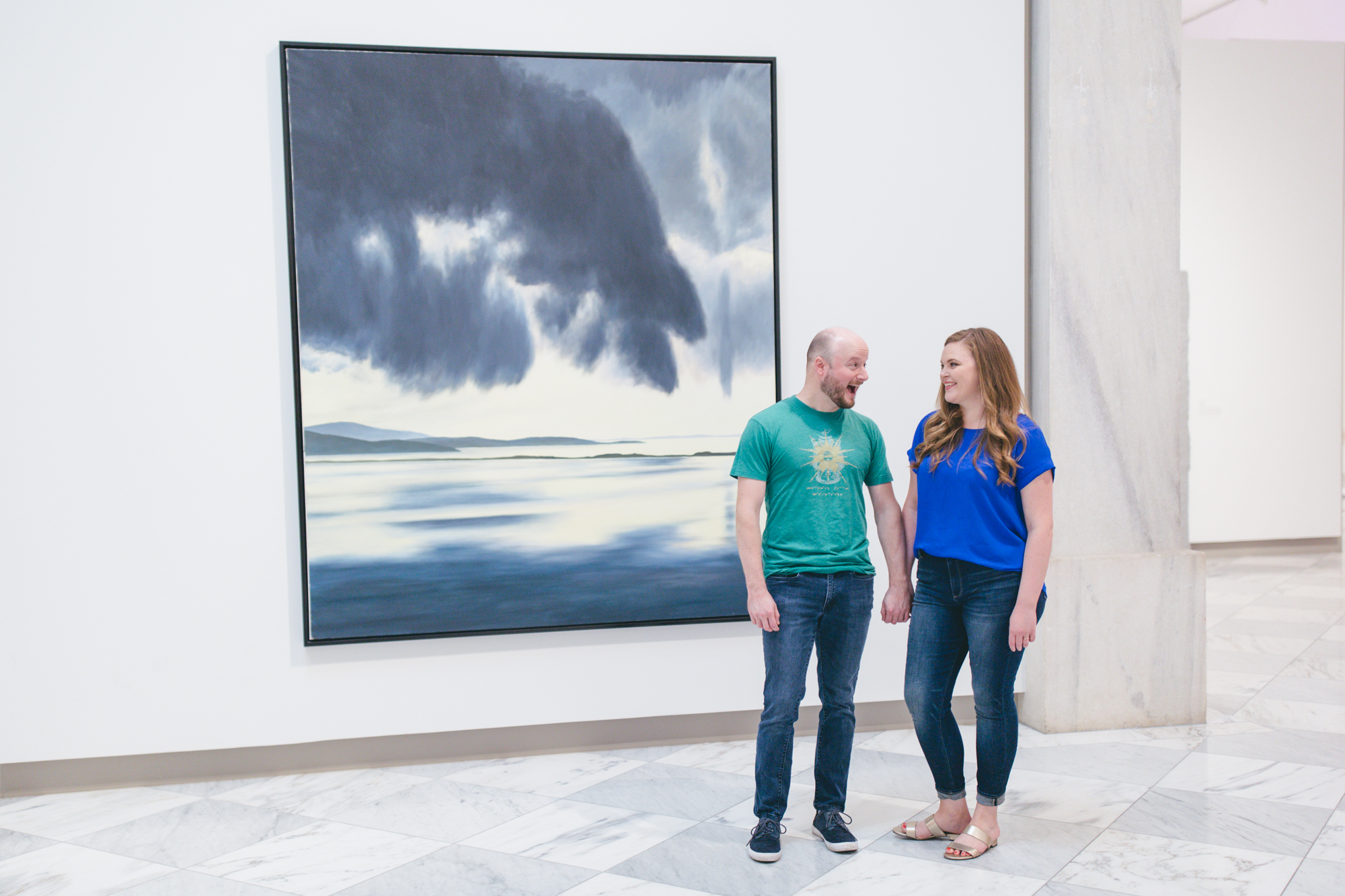 Smithsonian National Portrait Gallery Engagement Session | Maral Noori Photography | Washington DC