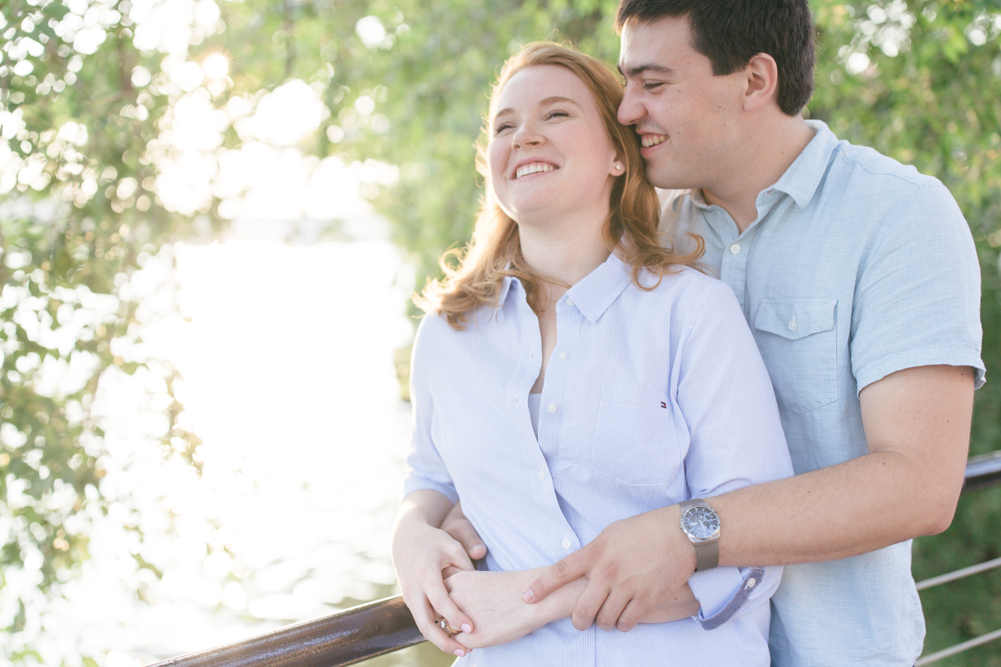 Georgetown Waterfront Engagement Session | Maral Noori Photography | Golden Hour