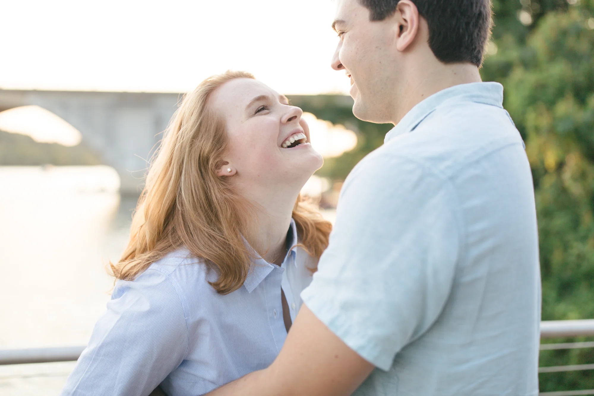 Georgetown Waterfront Engagement Session | Maral Noori Photography | Golden Hour