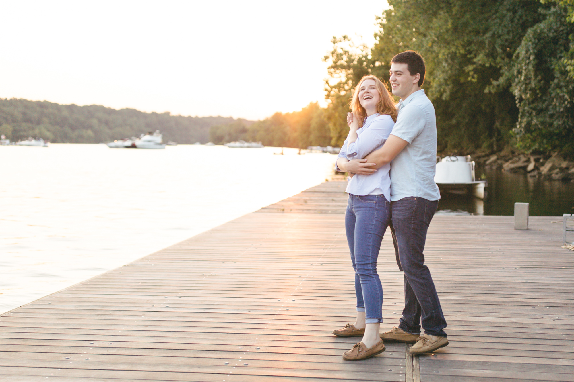 Georgetown Waterfront Engagement Session | Maral Noori Photography | Potomac Boat Club