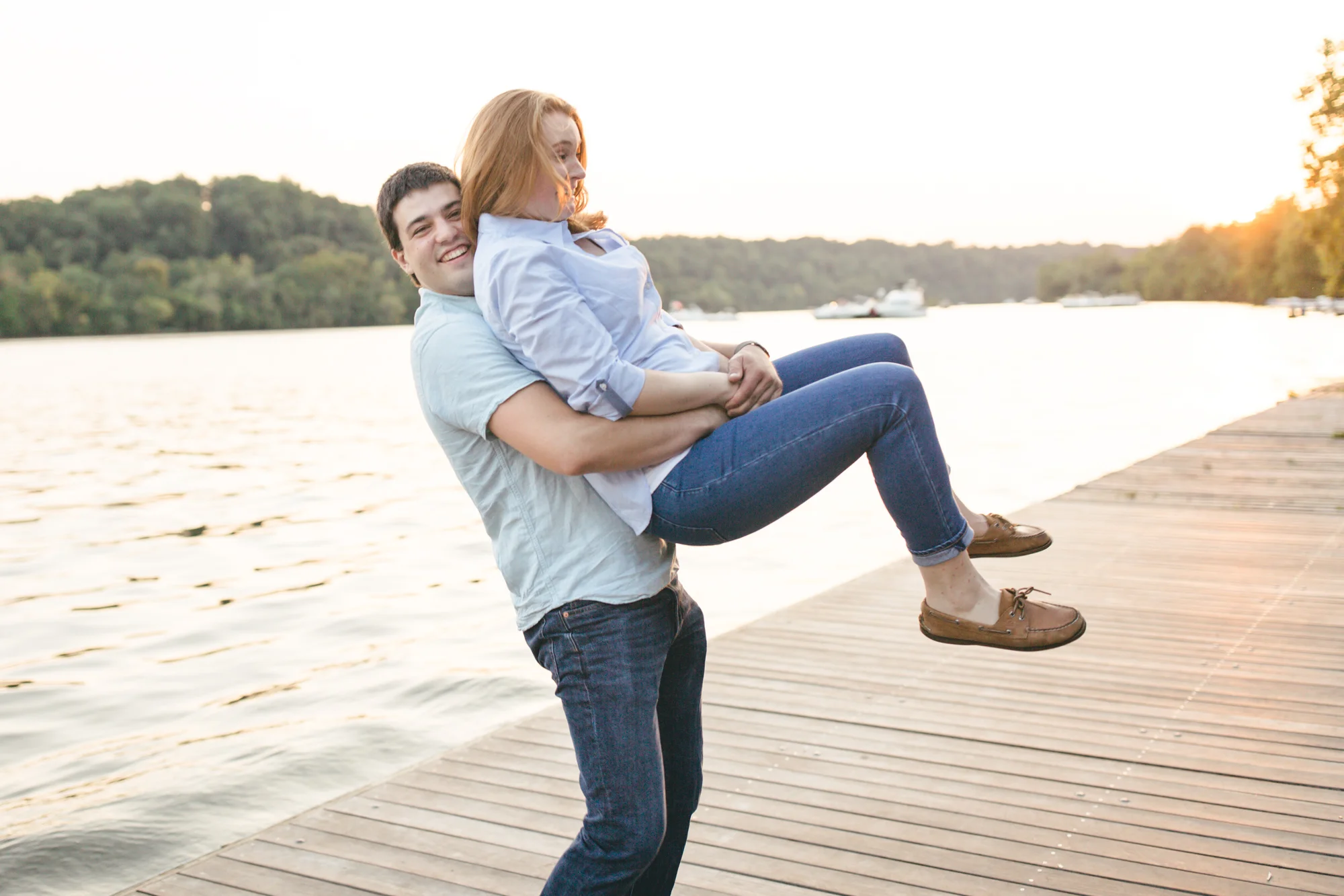 Georgetown Waterfront Engagement Session | Maral Noori Photography | Potomac Boat Club