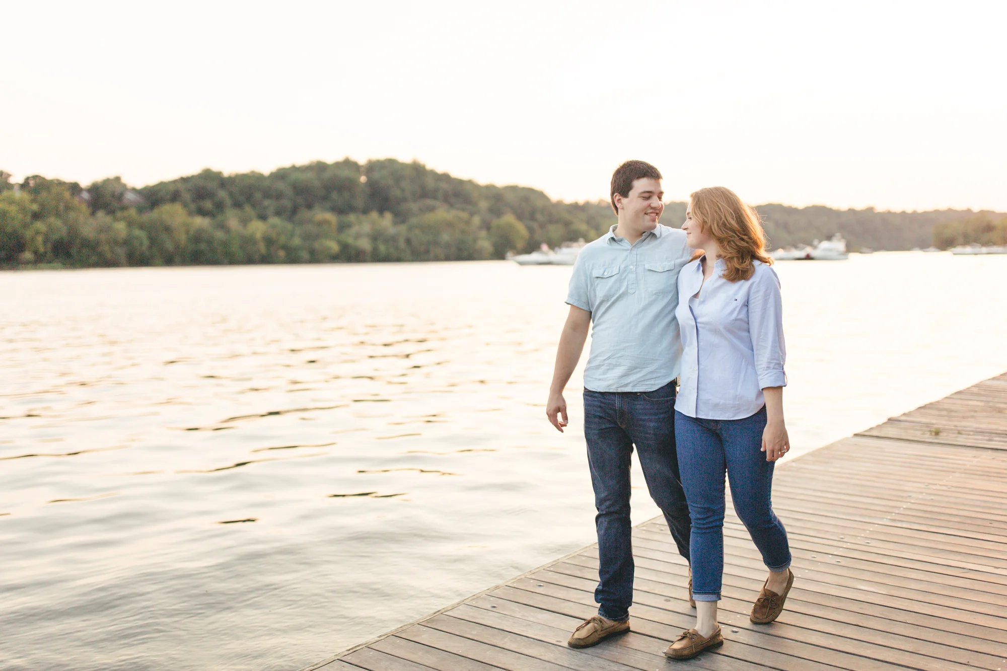 Georgetown Waterfront Engagement Session | Maral Noori Photography | Potomac Boat Club